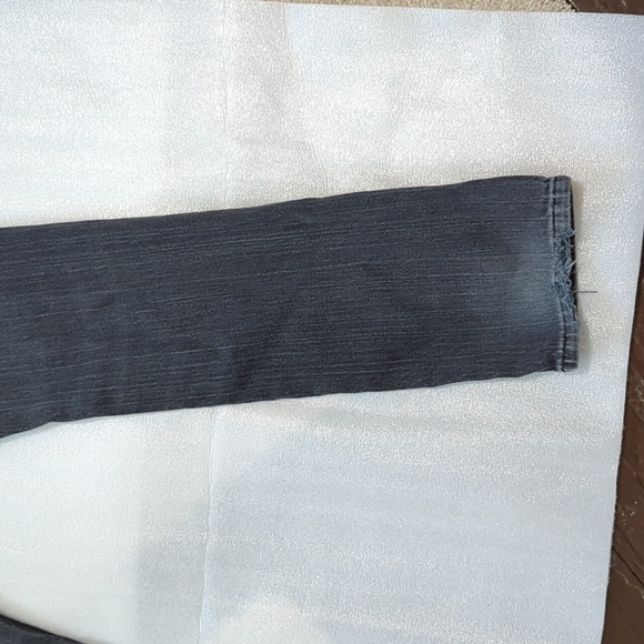 Levi's 511 Black Distressed Denim Jeans Boys Size 27x27 - Picture 10 of 14